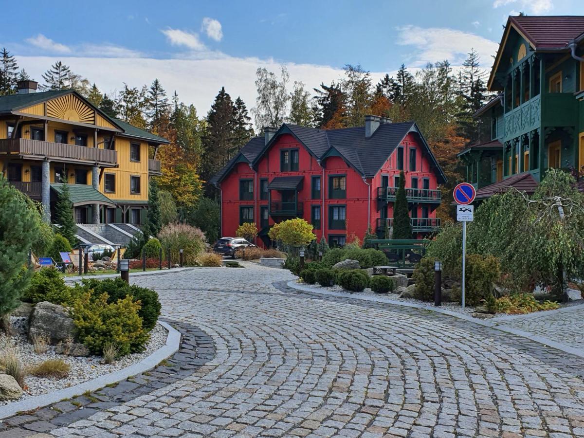 Dolina Wikingow 2-Poziomowy Apartament W Norweskiej Dolinie Z Dwoma Balkonami I Dostepem Do Strefy Wellness Szklarska Poreba Dış mekan fotoğraf