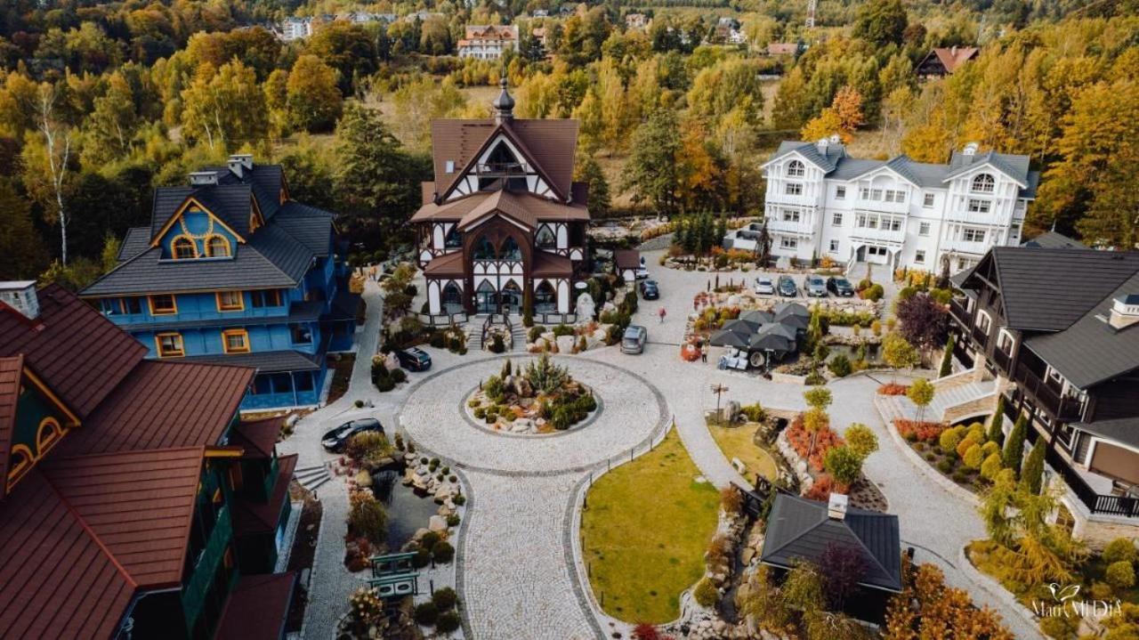 Dolina Wikingow 2-Poziomowy Apartament W Norweskiej Dolinie Z Dwoma Balkonami I Dostepem Do Strefy Wellness Szklarska Poreba Dış mekan fotoğraf